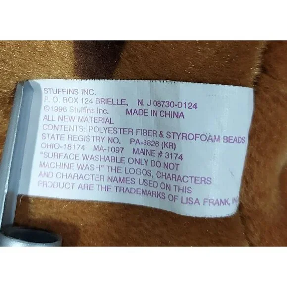 Lisa Frank Rainbow Chaser 22" Brown Horse Plush Vintage 1990's - Picture 8 of 13